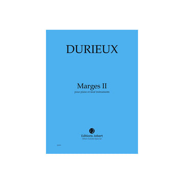 DURIEUX FREDERIC - MARGES II - PIANO ET 9 INSTRUMENTS