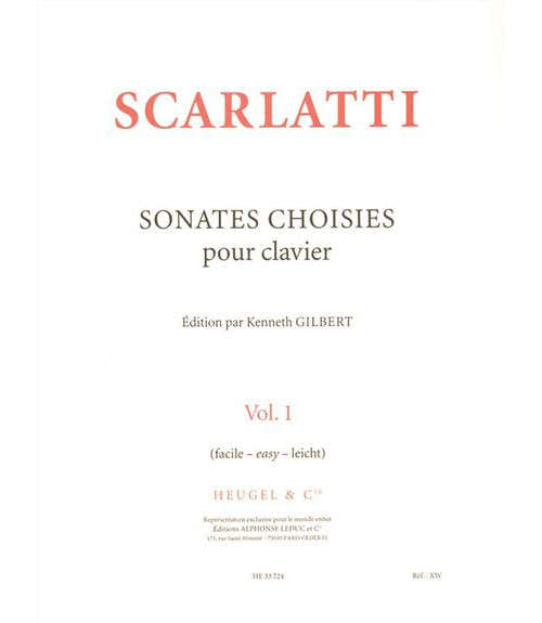 SCARLATTI DOMENICO - SONATES CHOISIES POUR CLAVECIN - VOL.1