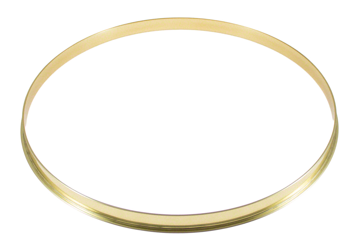 HSFB23-14BR - 14" 2.3MM BRASS SINGLE FLANGE DRUM HOOP