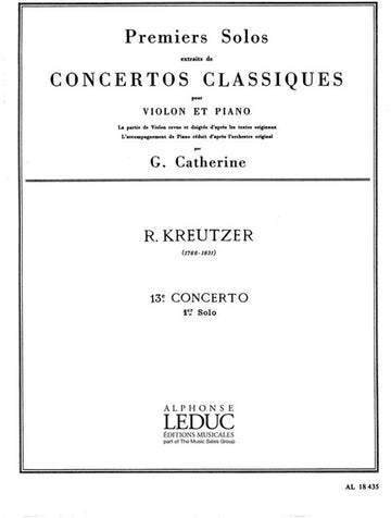 Primeiros solos Concertos clássicos - 13.º concerto