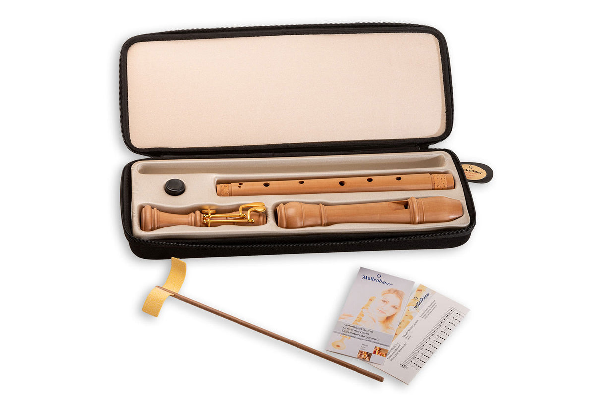 Denner Tenor de Chave Dupla 5416 - Madeira de Pereira (digitação barroca)