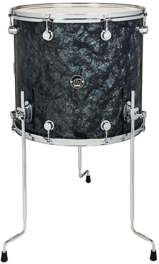 FLOOR TOM 18X16" PERFORMANCE FINISH PLY / SATIN OIL BLACK DIAMOND