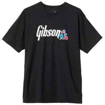 "M" T-shirt Floral Logo (Cinzento escuro)