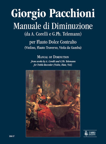 Pacchioni Giorgio - Manuale Di Diminuzione From Works By A. Corelli And G. PH. Telemann
