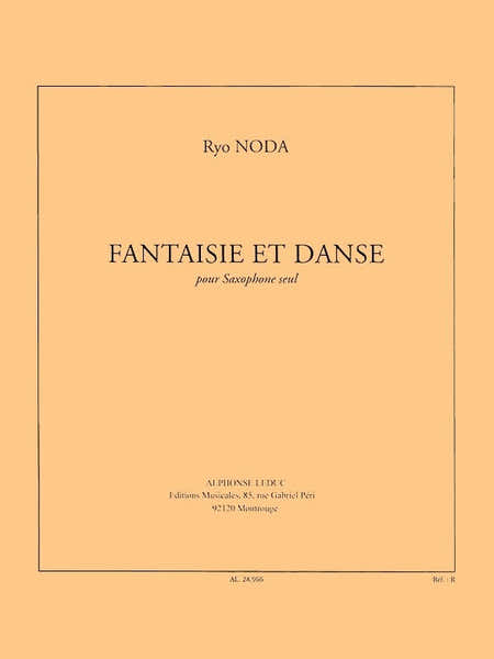 Ryo Noda: Fantaisie et Danse