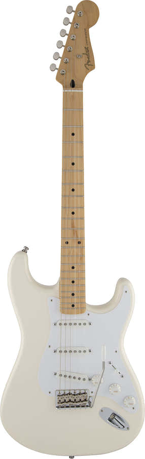 Stratocaster de assinatura Jimmie Vaughan MN Tex-Mex Branco olímpico