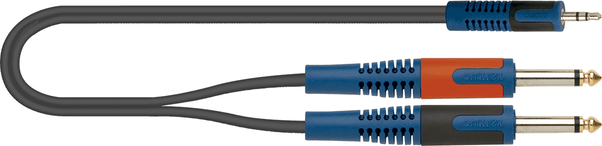 Quiklok RKSA140-5 2 X MONO JACK MINIJACK CABLE 5 M