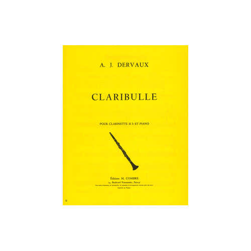 Dervaux - Claribulle - Clarinette et Piano