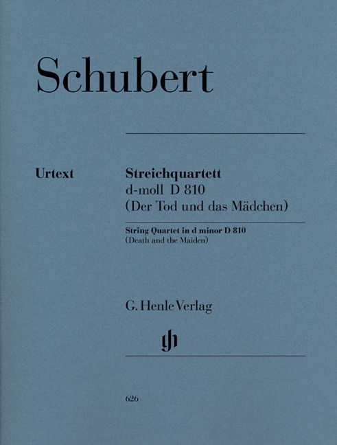 Henle Verlag Schubert F. - String Quartet "the Death And The Maiden" D Minor D 810