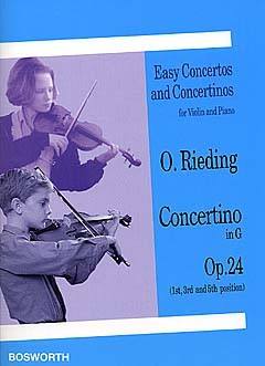 Rieding Oscar - Concertino Op.24 En Sol Majeur - Violon & Piano