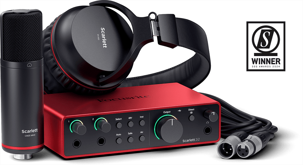 Focusrite Scarlett 2i2 Studio 4.ª geração