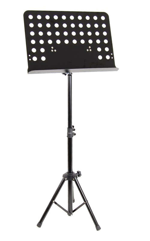 MU30 Estante de Partituras Preto Orquestra Bandeja