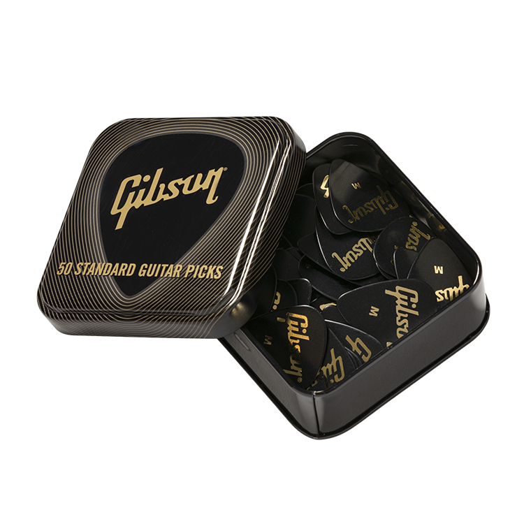 Palhetas Standard Lata Pack De 50 Pretas Extra Duras