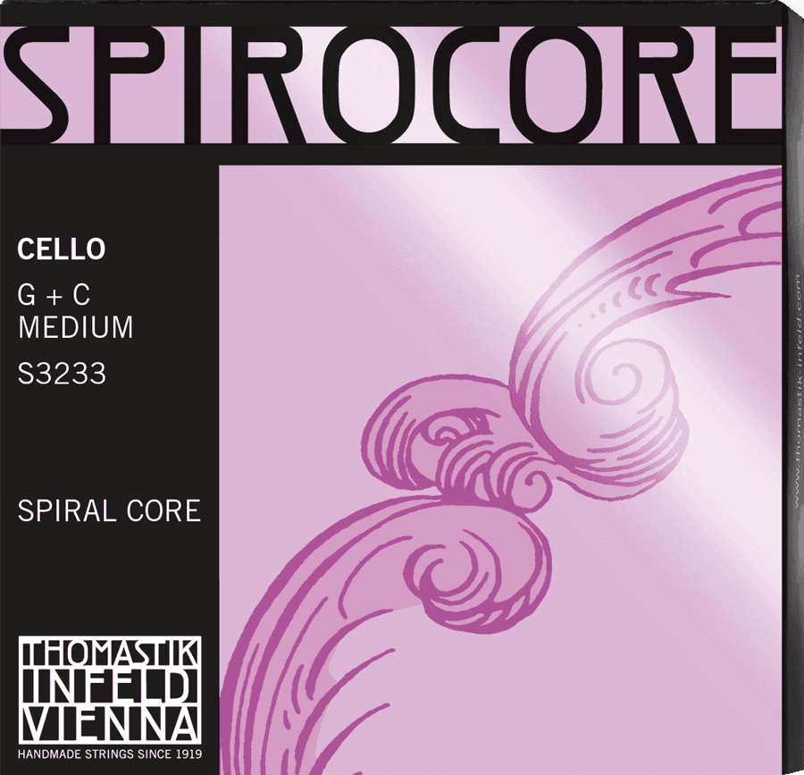Thomastik CELLO STRINGS SPIROCORE SPIRAL CORE G+C WOLFRAM MEDIUM SET