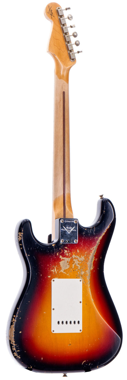 60 Stratocaster Heavy Relic Rw Sunburst de 3 cores