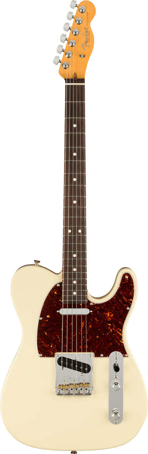 Telecaster American Professional II RW Branco olímpico