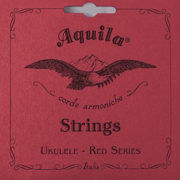 Reds Jogo Ukulele Tenor GCEA Sol Grave Vermelha Revestida