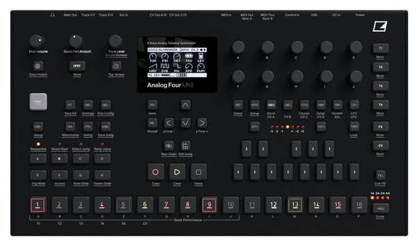Analog Four MK2 Preto