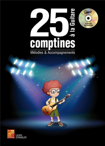 STREMLER LORENE - 25 COMPTINES A LA GUITARE