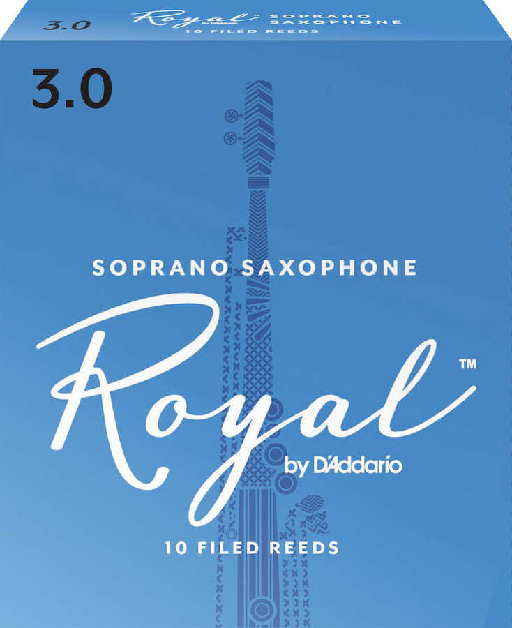 RICO ROYAL SOPRANO SAXOPHONE REEDS 3