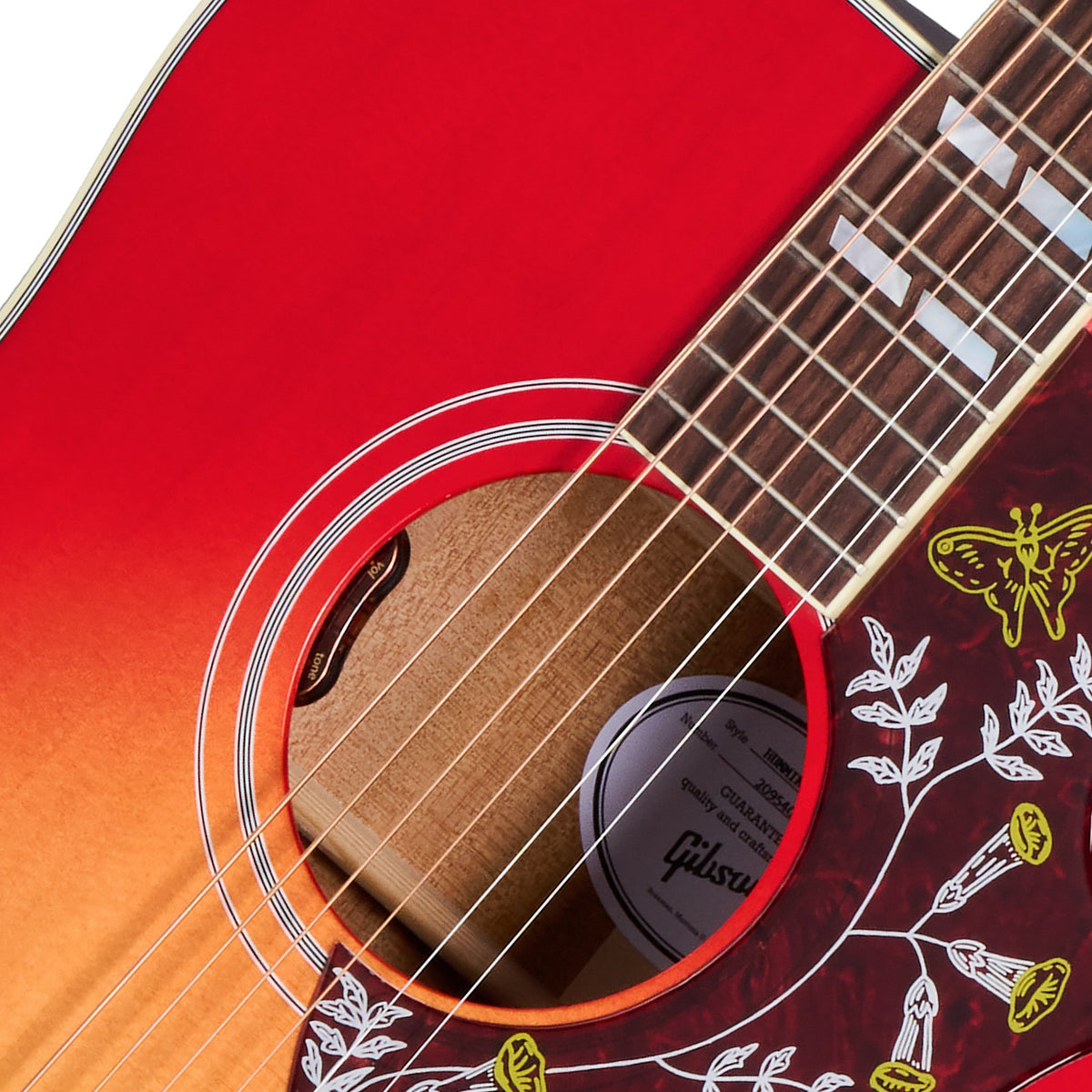 Hummingbird Standard Sunburst cereja Vintage Moderno