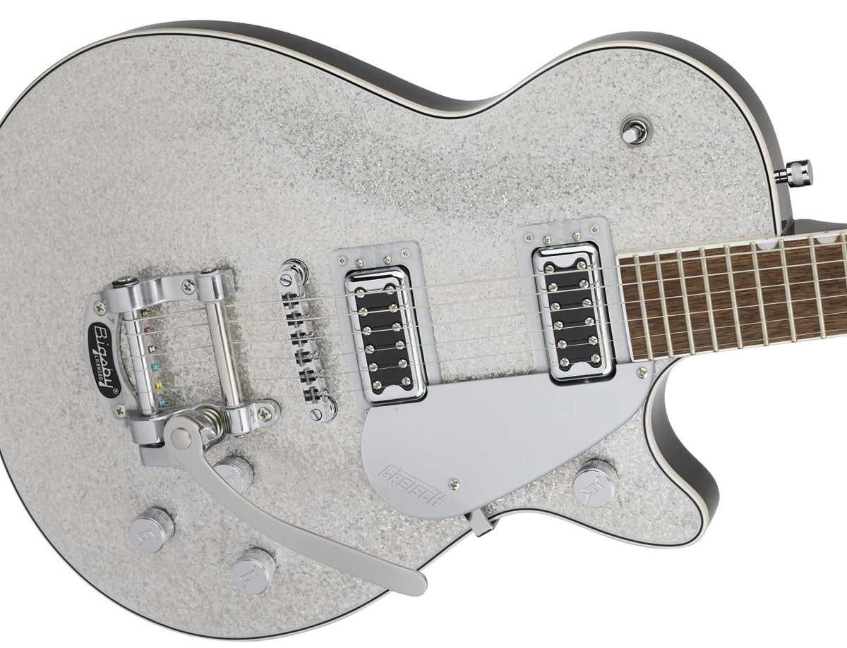 G5230T Electromatic Sparkle Jet Ft Single-Cut com Bigsby Lrl Prateado brilhante