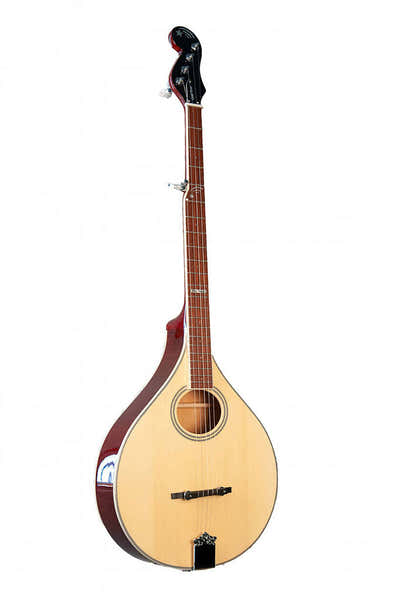 Gold Tone Banjola Electric-Acoustic 5-String Banjo Neck With A-Style Mandolin Body And Padded Bag