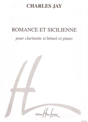 Jay Charles - Romance Et Sicilienne - Clarinete Piano