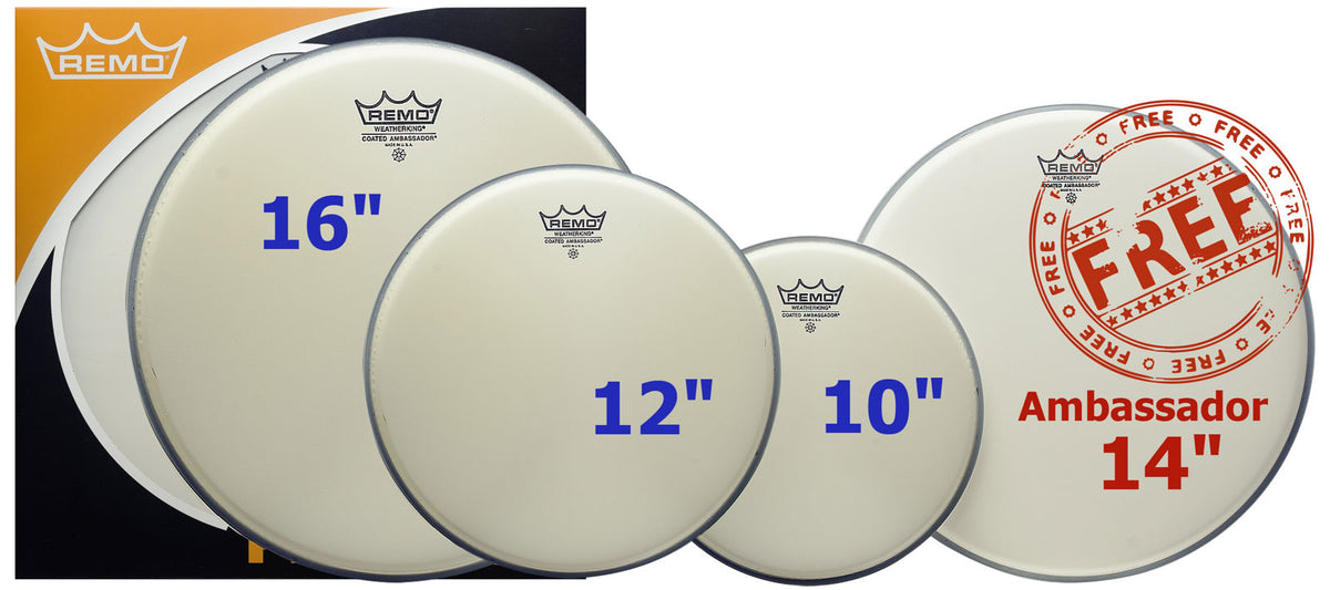 Remo Propack Ambassador Revestida 10/12/16+14