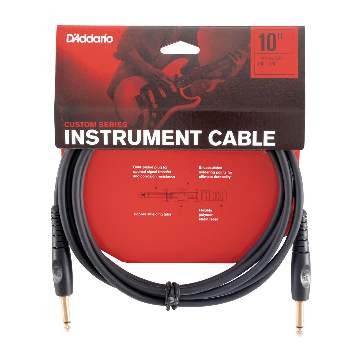 CUSTOM SERIES INSTRUMENT CABLE 10 FEET