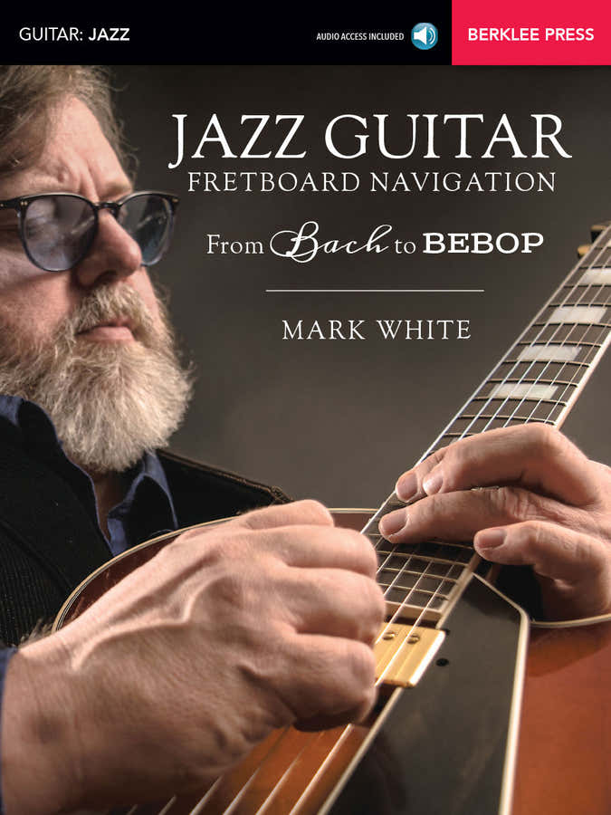 Navegação pelo braço da guitarra jazz
