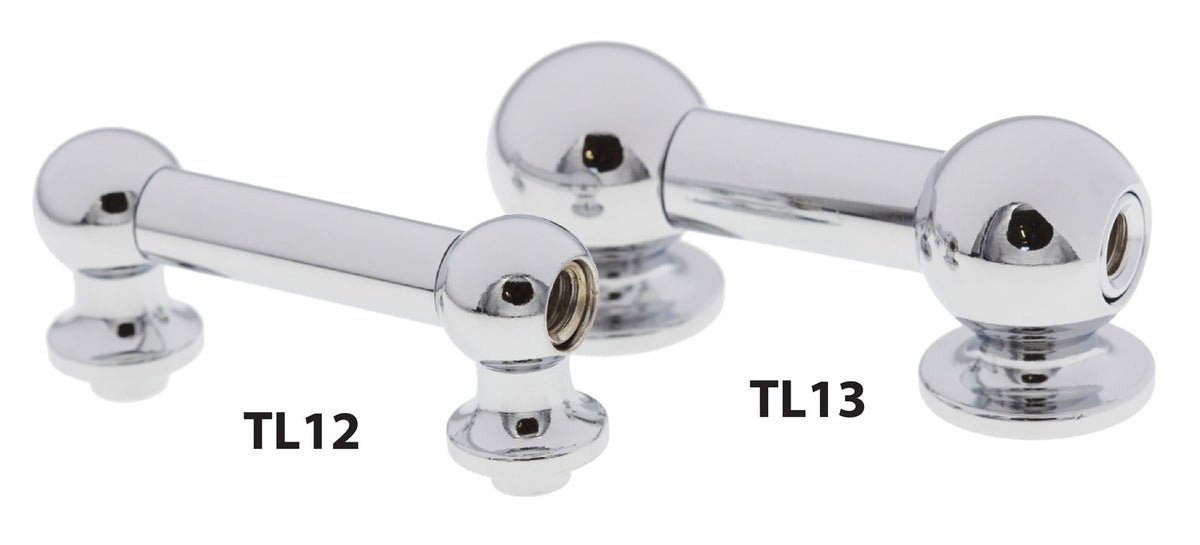 TL13D70-BK TUBE LUG BLACK 70MM DOUBLE ENDED X1