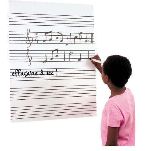Quadro para a formação musical 64,5 X 86 Cm