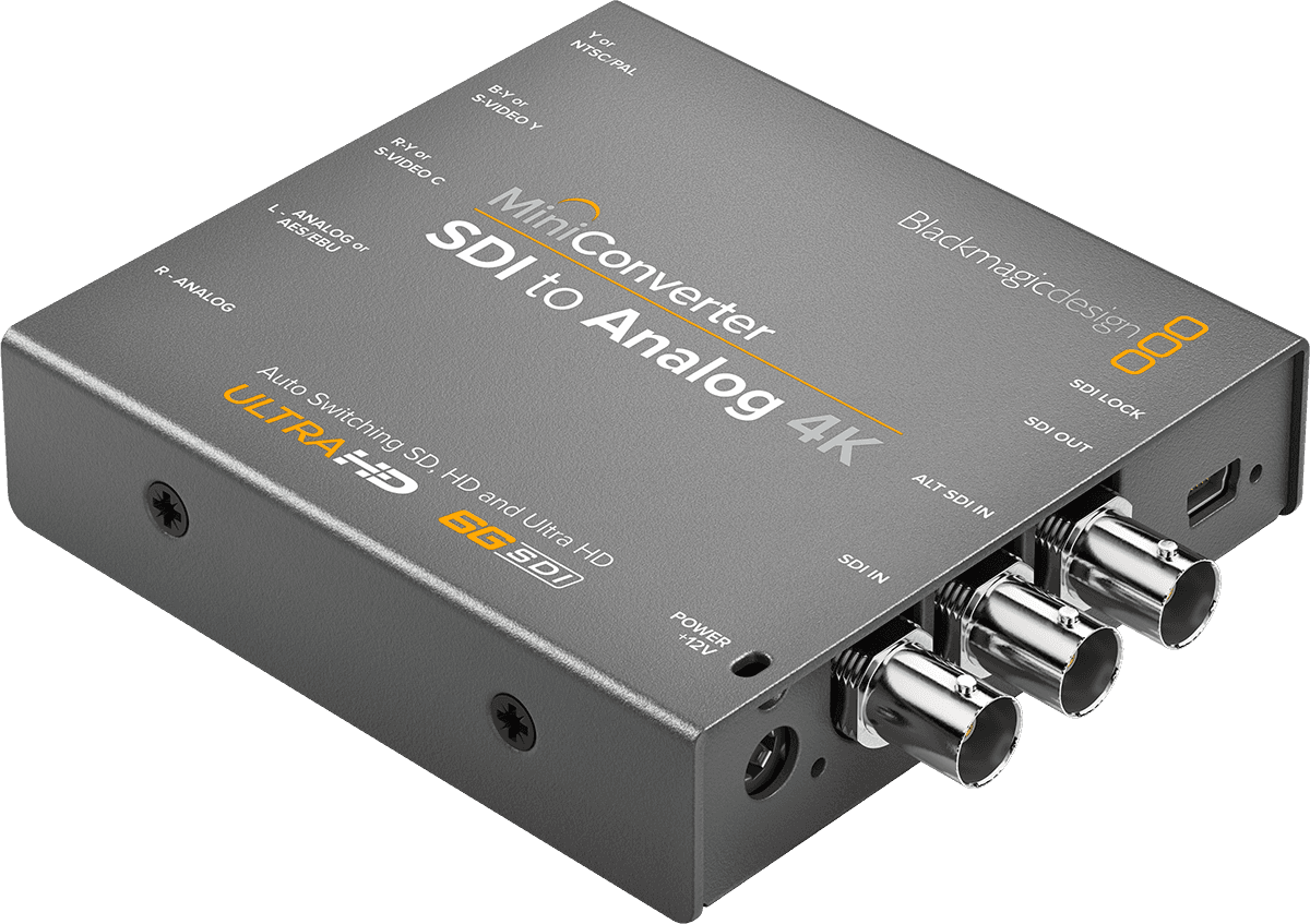 Mini conversor - SDI para analógico 4K