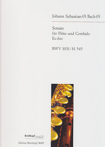 J.S. - Sonate Es-Dur Bwv 1031 - Flute Clavecin
