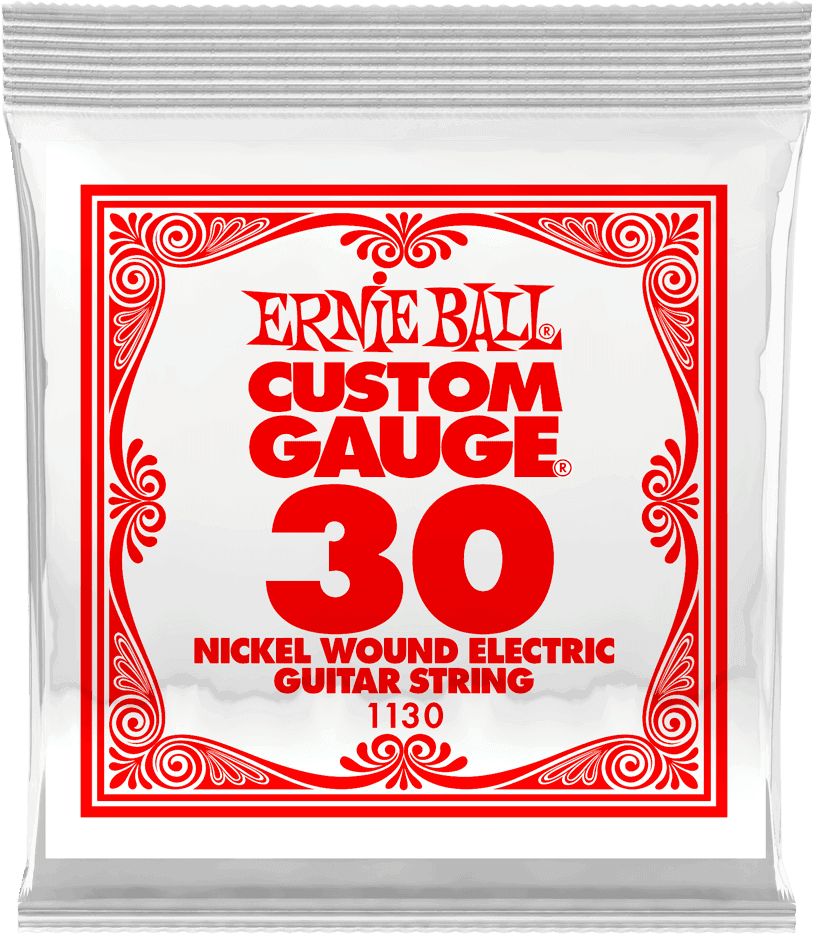 Ernie Ball .030 NICKEL WOUND ELECTRIC GUITAR STRINGS