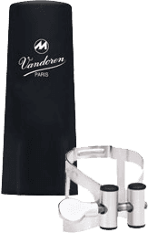 M/O PEWTER FINISH LIGATURE Eb WITH PLASTIC CAP - LC52PP