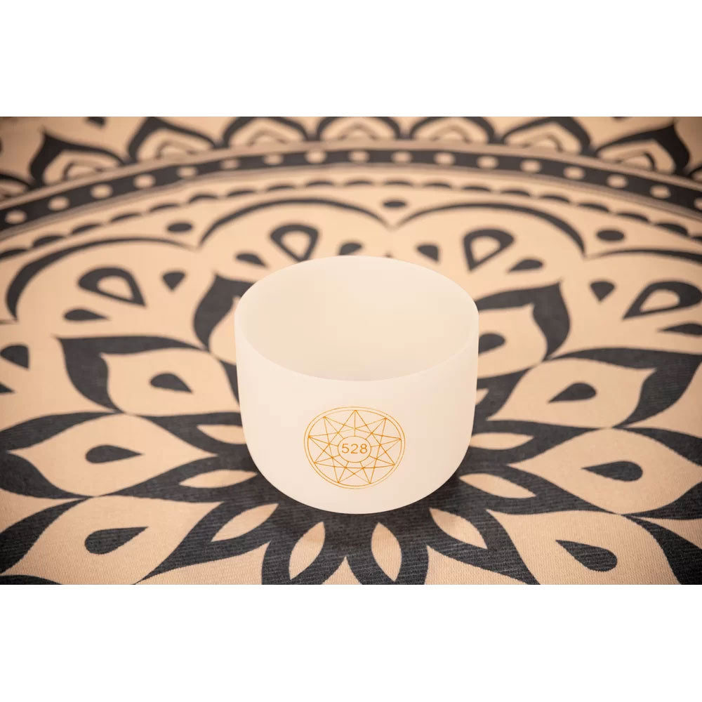 SINGING BOWL SONIC CRISTAL 8" 528 HZ