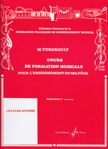 Vergnault - Curso de formação musical para o ensino do solfejo preparatório 2