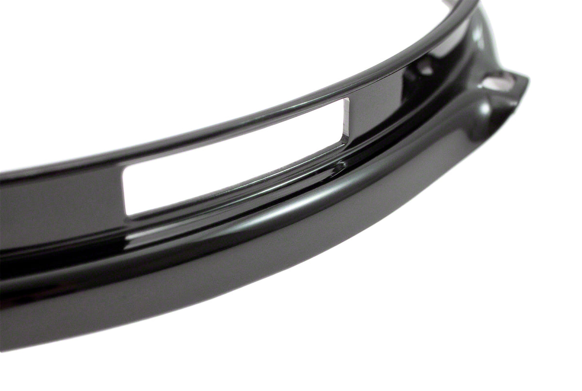 H30-14-10SBK - CERCHIO 14" 10 TIRANTI CORDIERA NERO SUPER TRIPLA FLANGIA 3.0MM