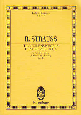 Strauss Richard - Till Eulenspiegels Lustige Streiche - Poema sinfónico Op.28 - Partitura do maestro