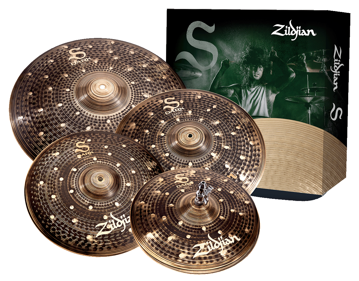 Zildjian S-FAMILY DARK SET PRATOS 14/16/18/20