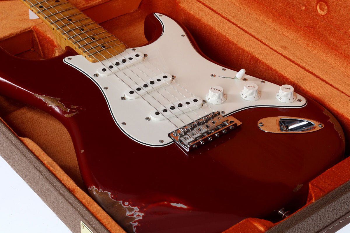 60 Stratocaster Closet Classic Relic MN Bright Amber Metallic