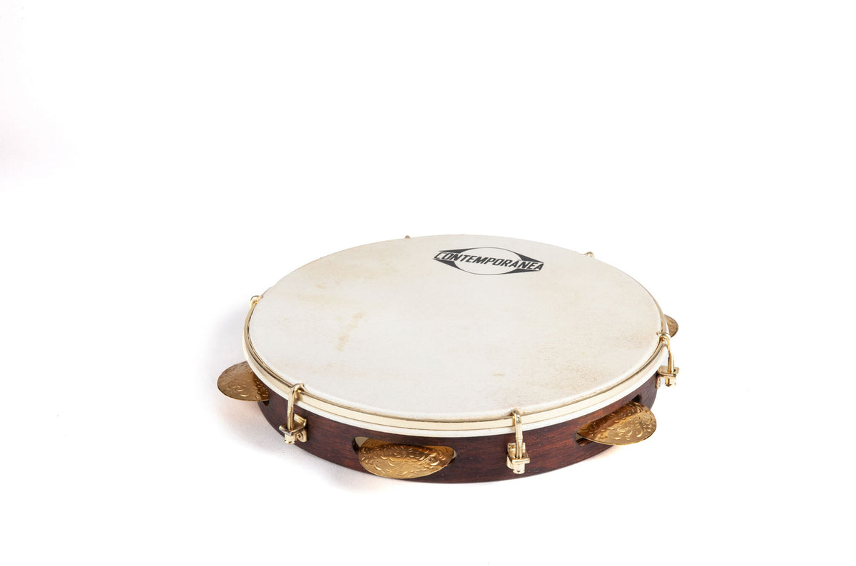 Contemporanea Pandeiro 10" wood Luthier - animal head - Pro