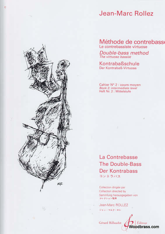 Rollez JEAN-marc - Methode De Contrebasse Vol.2