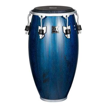 Artist Series William Kachiro Conga 11 3/4" /REMO® Black Calfskin Skyndeep Heads - Blue Wave