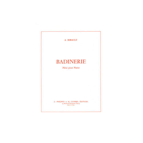 Ribault - Badinerie - Piano