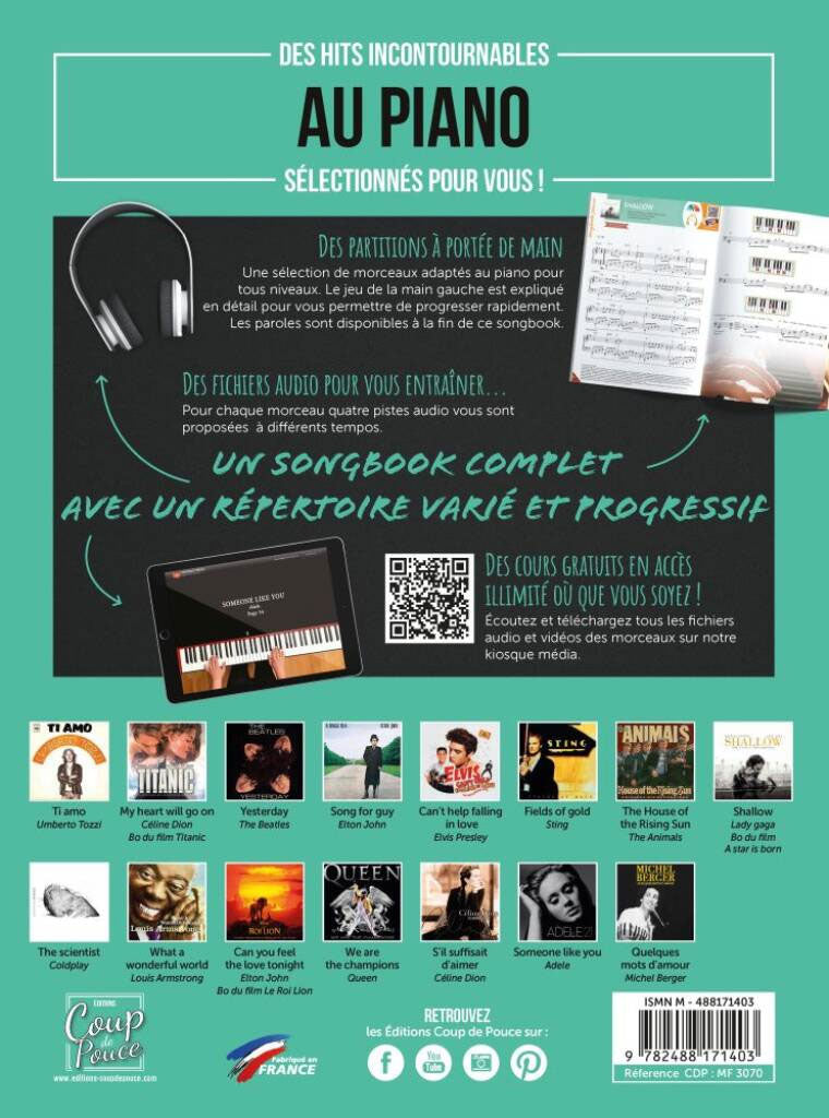 Songbook Piano - Pop e Cinema