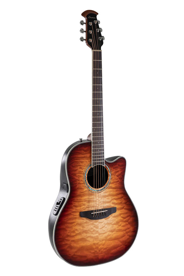 E-Acoustic Guitar Celebrity Standard Plus Mid Cutaway Cognac Burst Gloss