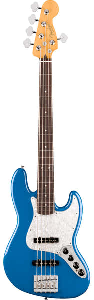Jazz Bass V Active Player II Modified RW Azul Elétrico